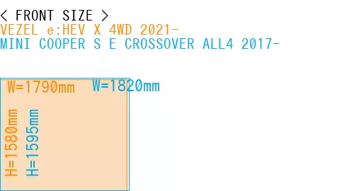 #VEZEL e:HEV X 4WD 2021- + MINI COOPER S E CROSSOVER ALL4 2017-